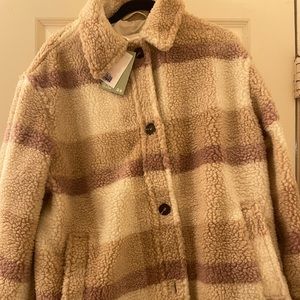 H&M jacket plaid new